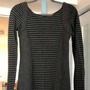 Nicole Miller Dress Knit Stretch Long Sleeve Sz S
